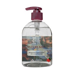 Жидкое мыло "Лён и барбарис" (480 мл) (10843416)