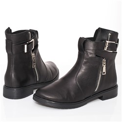 Женские кожаные ботинки Lacs LA20568 Черный: Под заказ