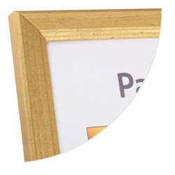 Рамка для сертификата Светосила Радуга 21x30 (A4) золото, сосна со стеклом		артикул 5-34312