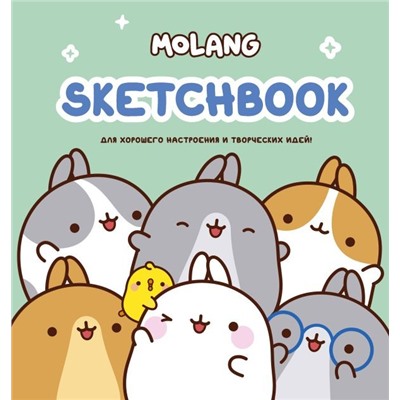 Molang. Sketchbook. Для хорошего настроения и творческих идей! (бирюзовый)