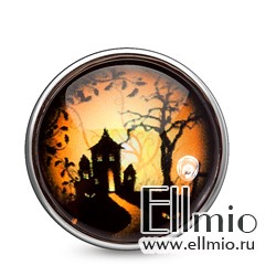 Кнопка  Noosa Хеллоуин церковь