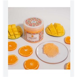 Сахарный скраб "Мандарин и манго" для рук, ног и тела 450мл Beauty Style