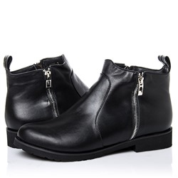 Женские кожаные ботинки LaRose L2257 Черный: Под заказ