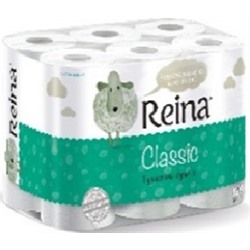 Туалетная бумага REINA Classic 2сл А12/4палп