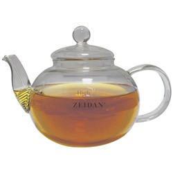 Заварочный чайник Zeidan Z-4309 боросиликатно стекло 800мл съёмный фильтр-пружина (24)  оптом