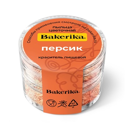 Краситель пищевой пыльца цветочная Bakerika «Персик» 4 гр