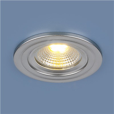 Встраиваемый потолочный LED светильник 9902 LED 3W COB SL серебро