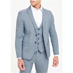 Taylor & Wright Blane Skinny Fit Check Suit Jacket