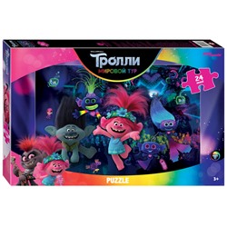 Мозаика puzzle maxi 24 Trolls - 2. Techno Life (DreamWorks)