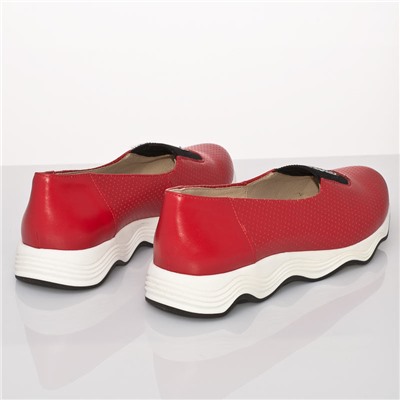 Женские кожаные туфли V.Arimany V1282 Красный: Под заказ