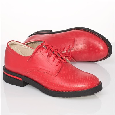 Женские кожаные туфли V.Arimany V1288 Красный: Под заказ