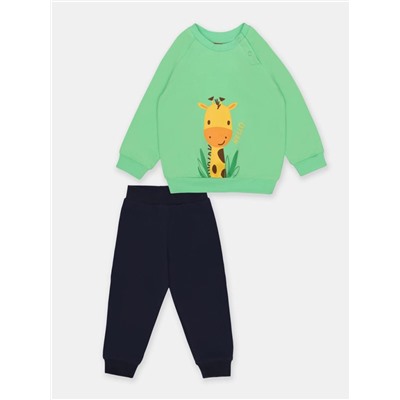 Комплект для мальчика (джемпер, брюки) Зеленый