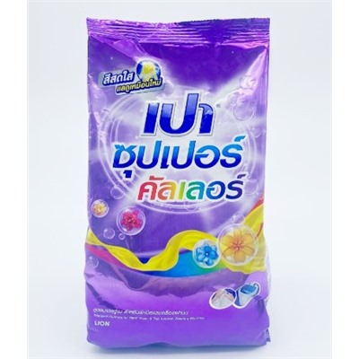 Порошок стиральный для цветного белья Thai Pao UV Color, Lion 900 г (мягкая упаковка)