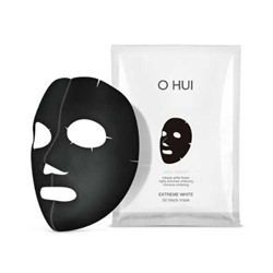 O HUI Тканевый черные маски 3D  Экстремальное отбеливание (6 шт)