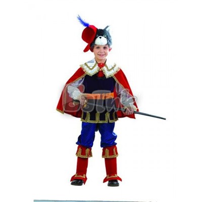 Детский карнавальный костюм КОТ В САПОГАХ (К-премьер) 944