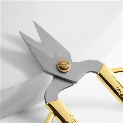 Ножницы для рукоделия, 5", 12 см, цвет золотой