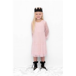 К 5854/розовый жемчуг платье