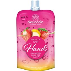 Alessandro (Алессандро) Hand & Nagelpflege Handgel Strawberry Delighted Banana Fresh Up Your Hands, 50 мл