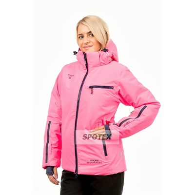 Куртка горнолыжная женская Snow Headquarter B-8273 pink/gray
