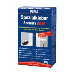 Клей Security GK10 для стекловолокна и флизелина (1кг)