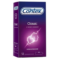 CONTEX Classic  презервативы естественные ощущения  12 шт. (фиолетовые)