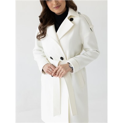 Пальто женское демисезонное 23540 (белый)