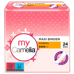 Camelia Damenbinden Maxi Normal 24 St,  Камелиа Прокладки Макси Нормал, 24шт