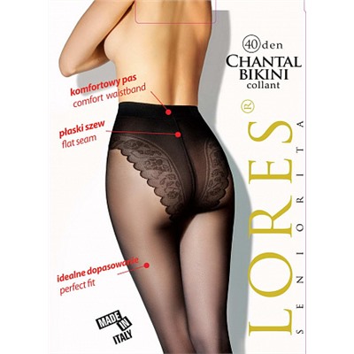 Колготки женские модель Chantal 40 den торговой марки Lores