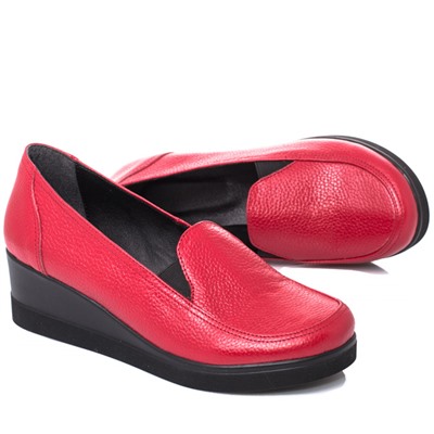 Женские кожаные туфли Shik Shoes Shik3168 Красный флотар: Под заказ