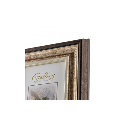 Рамка для сертификата Gallery 30x40 пластик коричневый 664053-15, с пластиком		артикул 5-43380