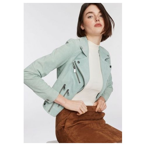 Куртка из натуральной замши, Размер M, Производитель Vero Moda, Цвет mint