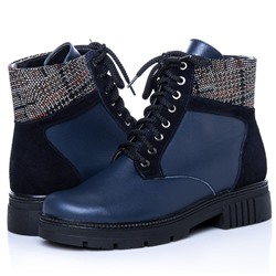 Женские кожаные ботинки LaRose L2271 Синий: Под заказ
