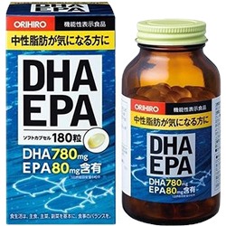 БАД ДГК и ЭПК с витамином Е, Orihiro 180 шт х 511 мг