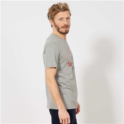 Прямая футболка Eco-conception - серый