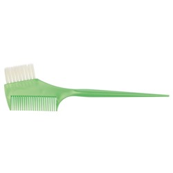 Dewal Кисть для окрашивания волос с расчёской JPP049-1, зеленый