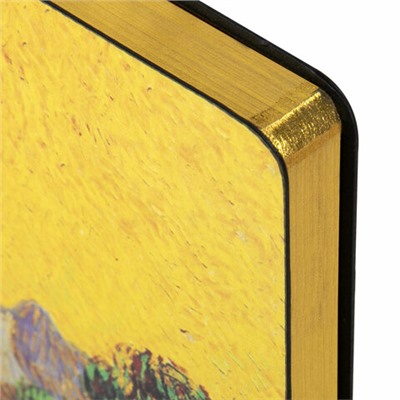 Ежедневник недатированный А5 (138х213 мм), BRAUBERG VISTA, под кожу, гибкий, 136 л., "Van Gogh", 111987