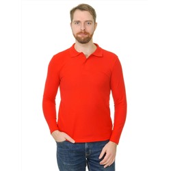 Рубашка поло мужская Мос Ян Текс цвет "Красный"  д/р