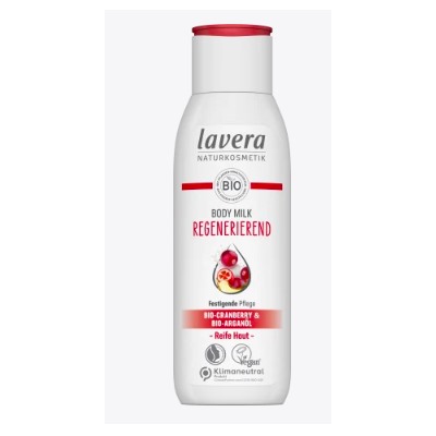 lavera  Körpermilch Regenerierend mit Bio-Cranberry & Bio-Arganöl, 200 мл
