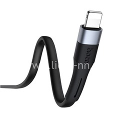 USB кабель для iPhone 5/6/6Plus/7/7Plus 8 pin 1.0м HOCO X34 (черный)