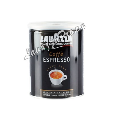 Кофе Lavazza Espresso молотый банка 0,25кг