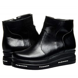 Женские кожаные ботинки LaRose L2329 Черный: Под заказ