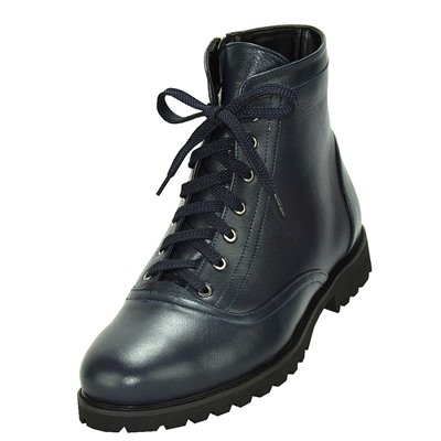 Мужские кожаные ботинки LaRose L1055 Синий: Под заказ