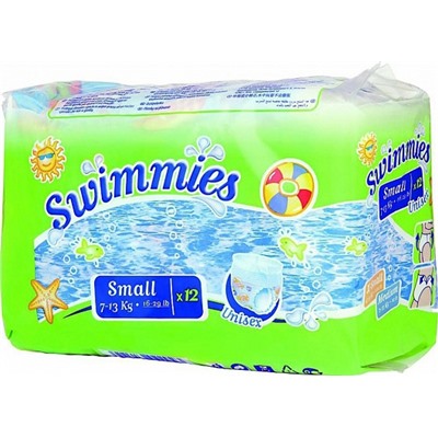 Детские трусики для плавания Swimmies Small (7-13 кг) 12 шт