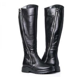 Женские кожаные сапоги RIVADI RIV2165 Черный: Под заказ