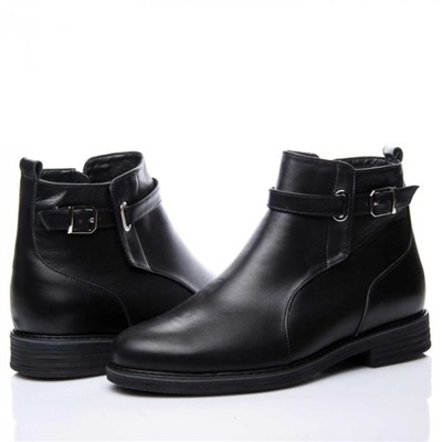Мужские кожаные ботинки LaRose L1078 Черный: Под заказ