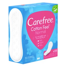 Carefree Slipeinlage Cotton Feel Normal mit Frischeduft 112 St, Прокладки ежедневные Cotton Fresh Normal с ароматом 56 шт, 2 упаковки (112 шт)