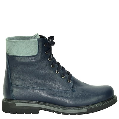 Мужские кожаные ботинки LaRose L1051 Синий: Под заказ