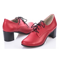 Женские кожаные туфли Shik Shoes Shik5544 Красный: Под заказ