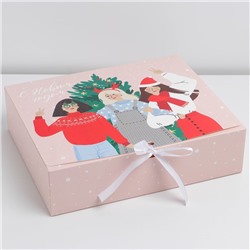 Складная коробка подарочная «Подружки», 31 × 24,5 × 9 см