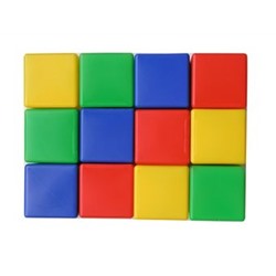 Артикул: 00901 - Набор кубиков, 12 штук, арт: №01058